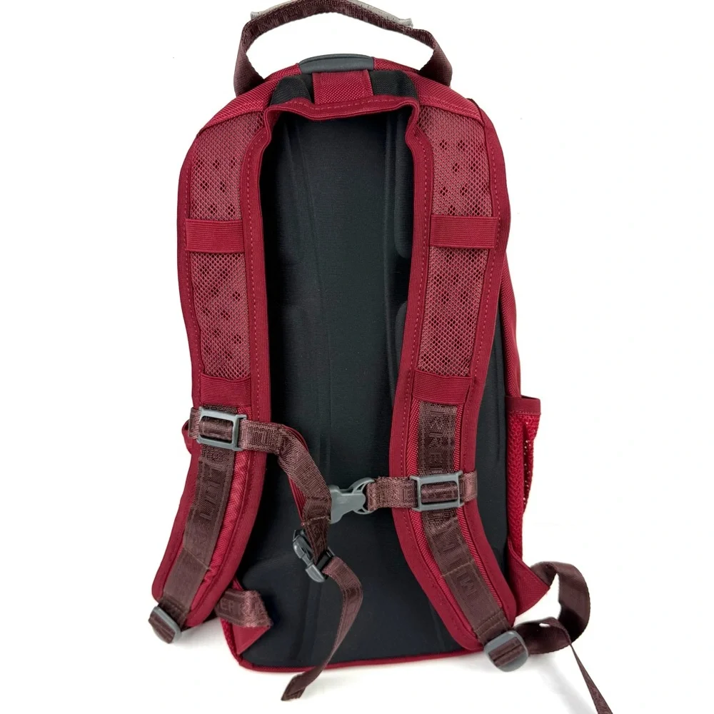 Merrell‎ Backpack Dark Red Canvas Hard Shell Hiking Medium Unisex Outdoor